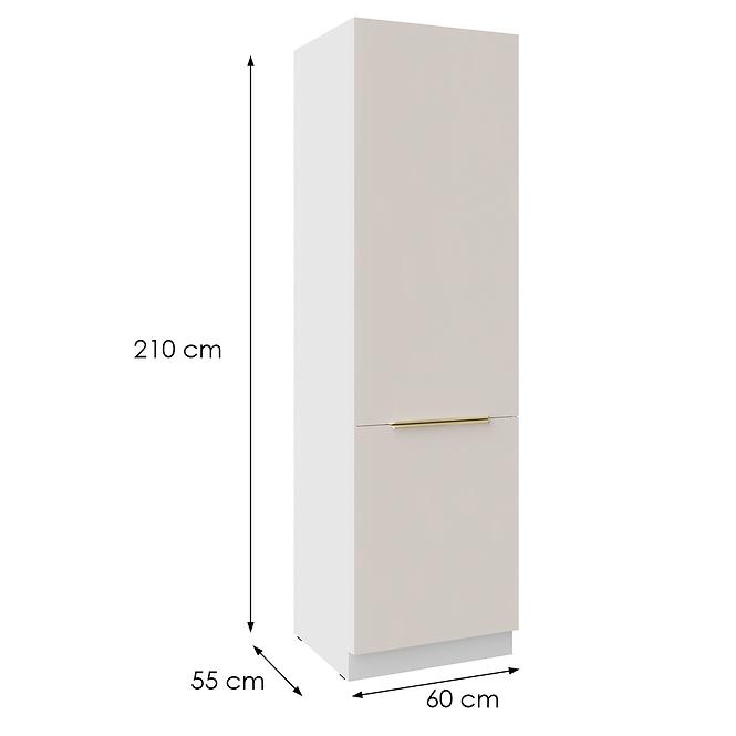 Konyhaszekrény Nicea 60DK-210 2F bézs homok