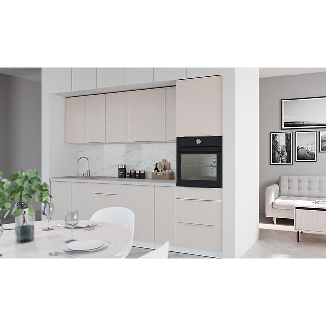 Konyhaszekrény Nicea 60DK-210 2F bézs homok