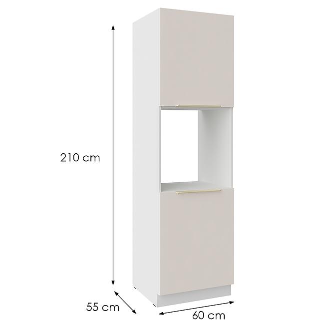 Konyhaszekrény Nicea 60DP-210 2F bézs homok,2