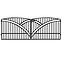 Kapu Genua 397x145 ZN RAL9005 mat