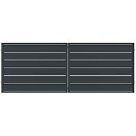 Kapu Novara 400x150 ZN RAL7024 mat