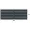 Kapu Novara 400x150 ZN RAL7024 mat,2