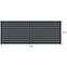Kapu Salerno 400x150 ZN RAL7024 mat,2