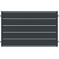 Kerítés panel Novara 2x1,20 ZN RAL7024 mat