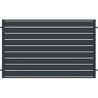 Kerítés panel Salerno 2x1,20 ZN RAL7024 mat