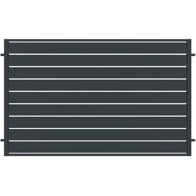 Kerítés panel Salerno 2x1,20 ZN RAL7024 mat