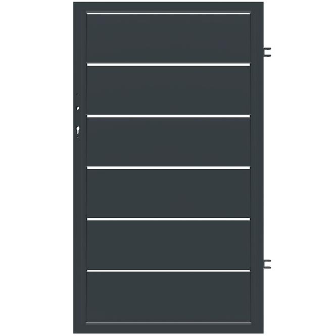 Kapu Novara jobb 90x150 ZN RAL7024 mat