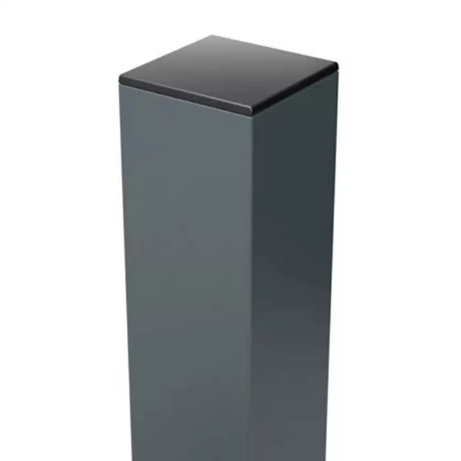 Kerítés panel oszlop Salerno/Novara 7x7x220 RAL 7024 mat