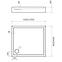 Téglalap alakú zuhanytálca Astrix 80x120 AQM4738,2
