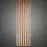 3D MDF természetes lamelfal 60x265cm