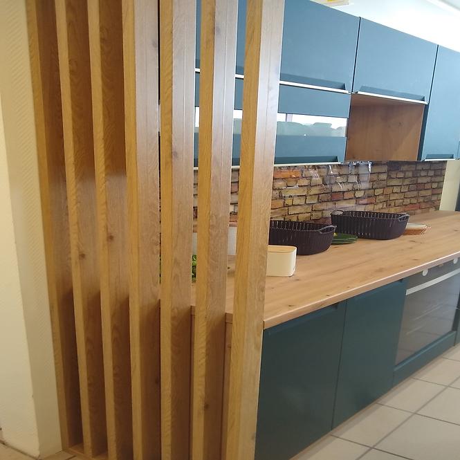 3D MDF természetes lamelfal 60x265cm