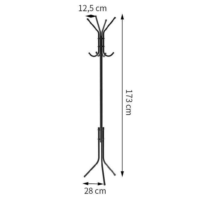 Álló fogas 9326 fekete
