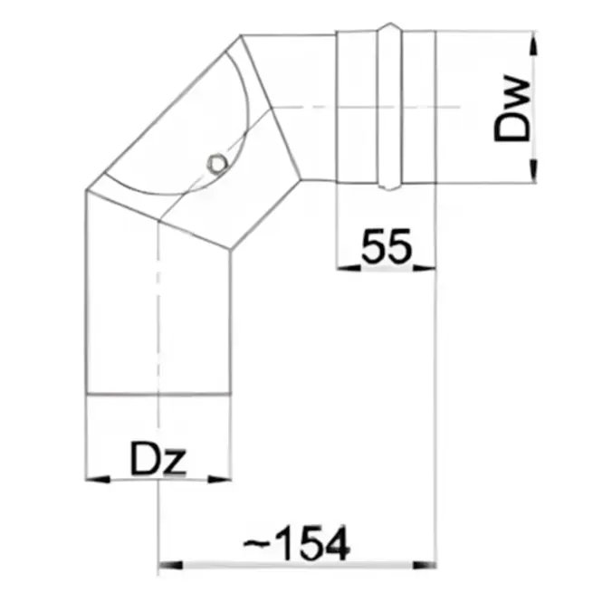 Fix könyökidom KSR80/90 SPNP07,2