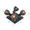 Lámpa Puzzle 4 AS-PUE144B black LS4,2