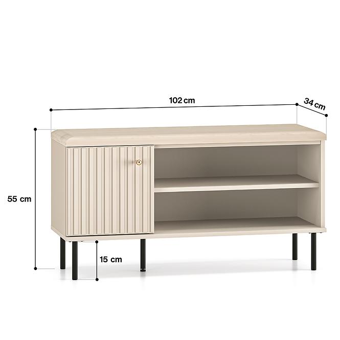 Cipősszekrény Sophie 15 cashmere