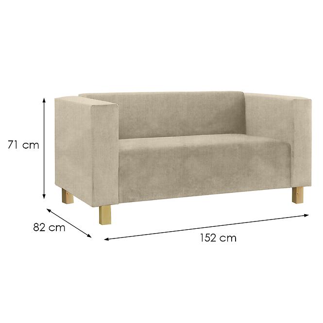 Kanapé Malwa 2 Vogue 2 lábak B,2