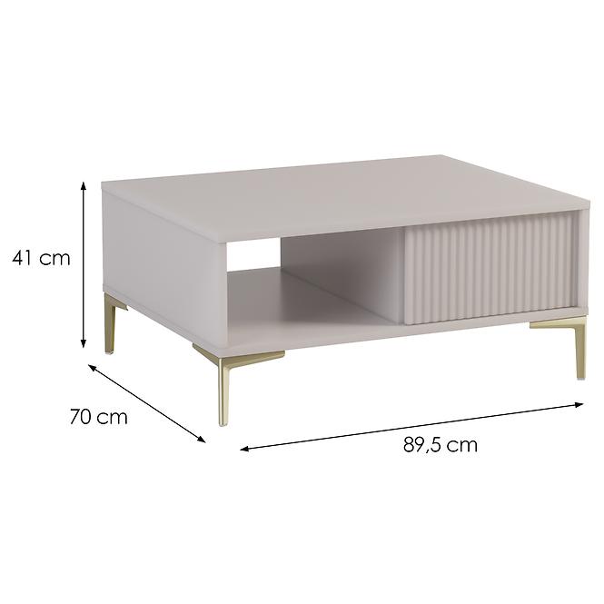 Dohányzóasztal Uni ST beige