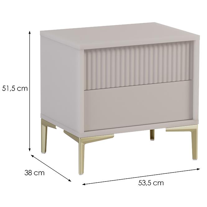 Éjjeliszekrény Uni SN beige