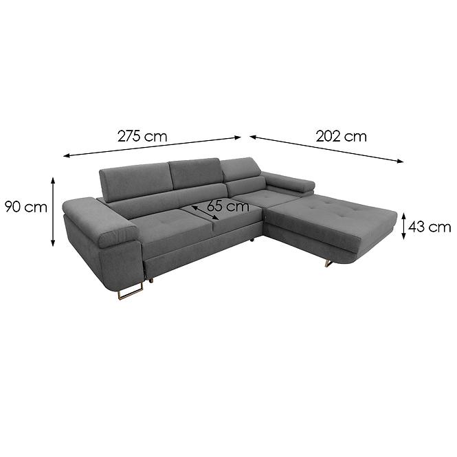 Sarokgarnitúra szett Lotus P Castel 93,9
