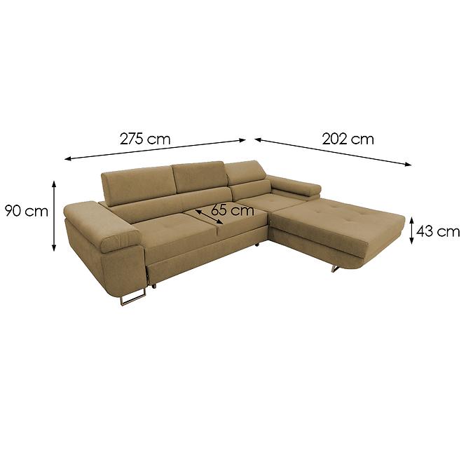 Sarokgarnitúra szett Lotus P Castel 48,9