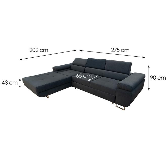 Sarokgarnitúra szett Lotus L Castel 79,9