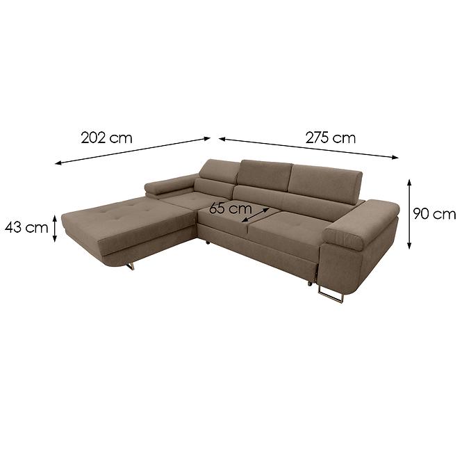Sarokgarnitúra szett Lotus L Castel 20,9