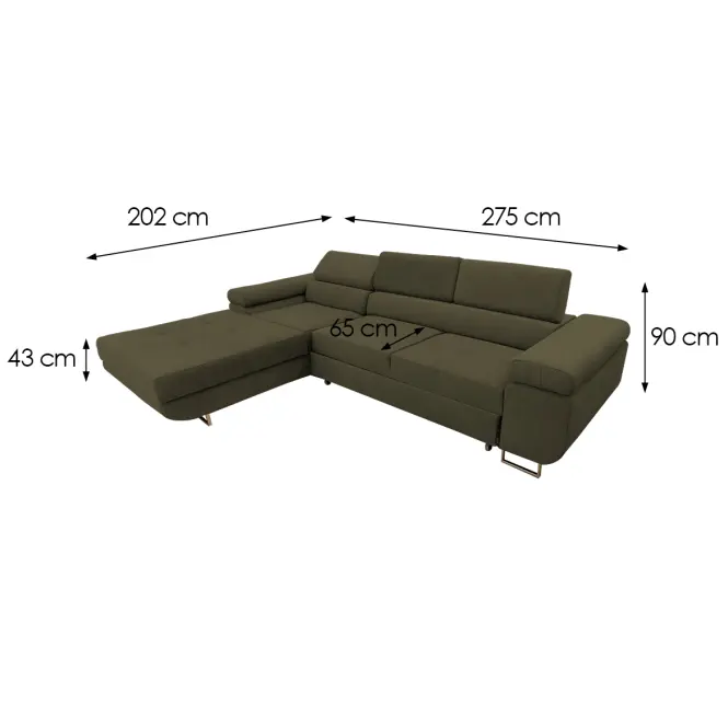 Sarokgarnitúra szett Lotus L Castel 39,9