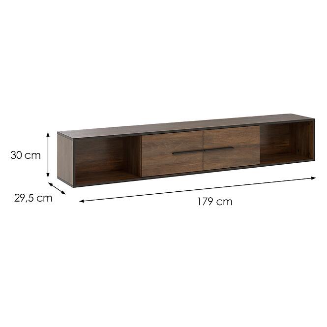 Falipolc Frida II W1 shirin walnut