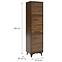 Szekrény Frida II S1D shirin walnut,2