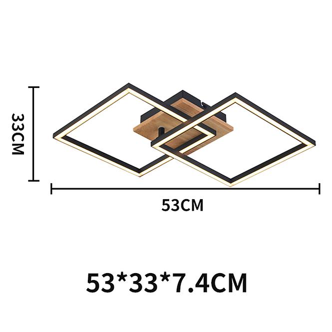 Lámpa Alma 2K WOOD AC-AL2KWOL 20W PL2  