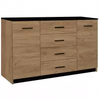 Komód CRAFT craft/fekete