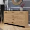 Komód CRAFT craft/fekete,3