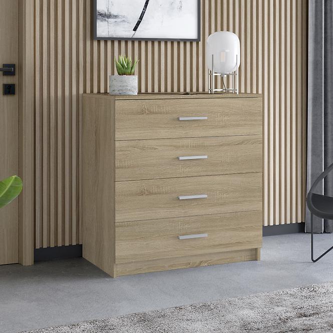 Komód DUO 4S tölgy sonoma