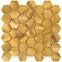 Csempe Mozaik GOLD HEXAGON 30/30/0,8,2