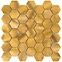 Csempe Mozaik GOLD HEXAGON 30/30/0,8,2