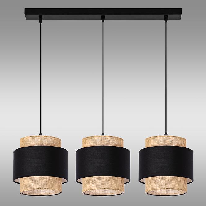 Lámpa W-L 1204/3 JUTE/BLACK LW3