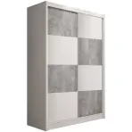 Szekrény DUO 150 fehér/beton