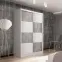 Szekrény DUO 150 fehér/beton,4