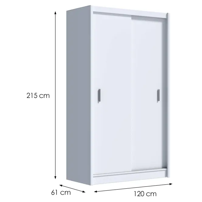 Szekrény Multi 120 fehér