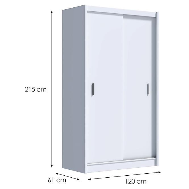 Szekrény Multi 120 fehér,2