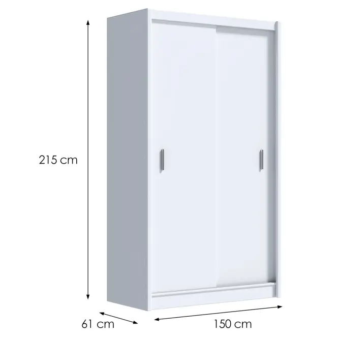 Szekrény Multi 150 fehér,2