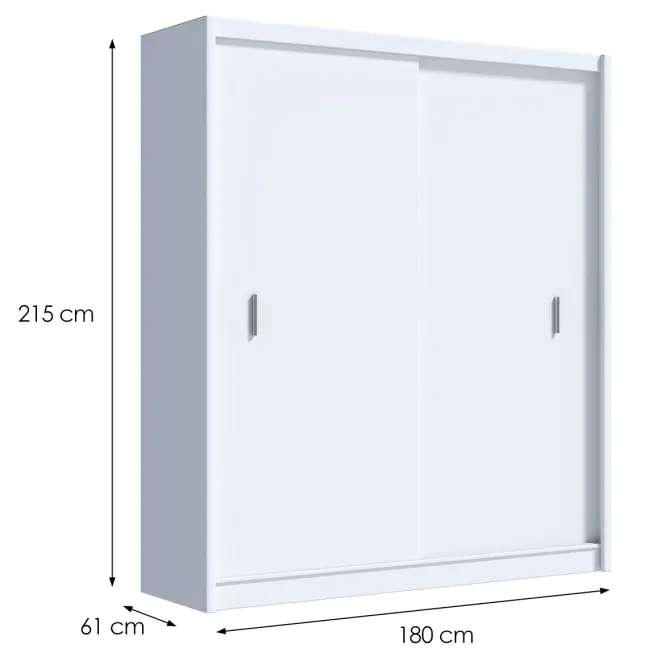 Szekrény Multi 180 fehér,2