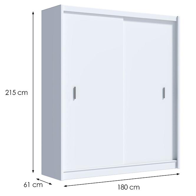 Szekrény Multi 180 fehér,2
