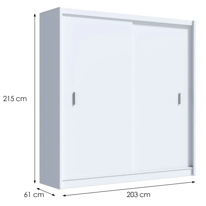 Szekrény Multi 203 fehér