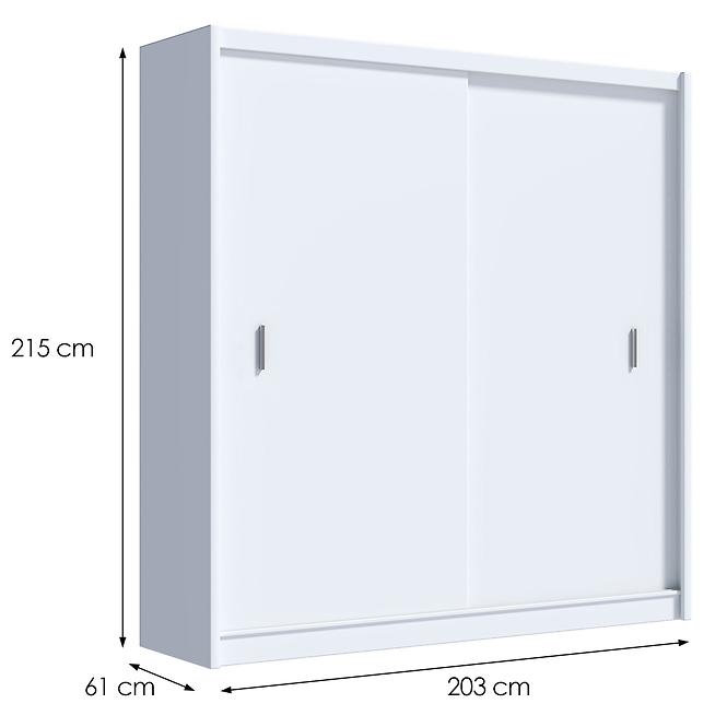 Szekrény Multi 203 fehér