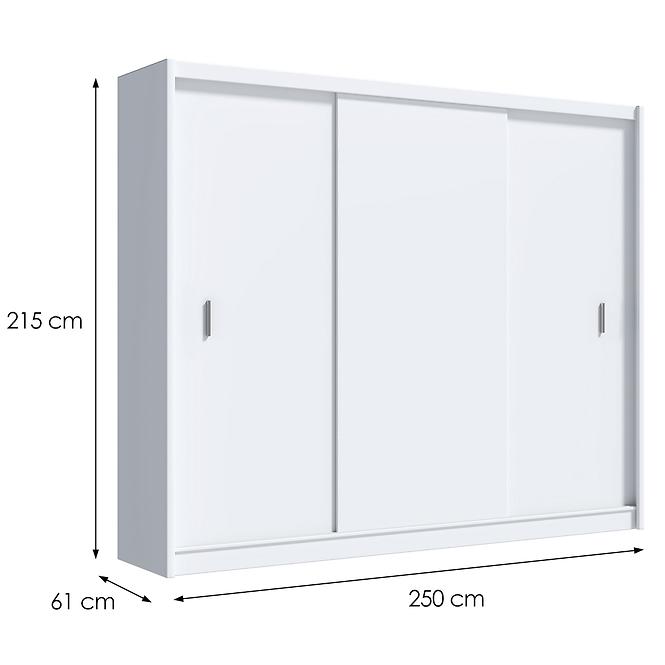 Szekrény Multi 250 fehér