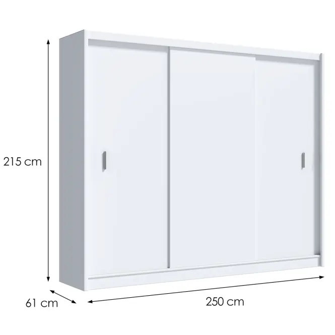 Szekrény Multi 250 fehér,2
