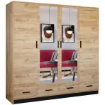Szekrény Sophie 200 craft/fekete