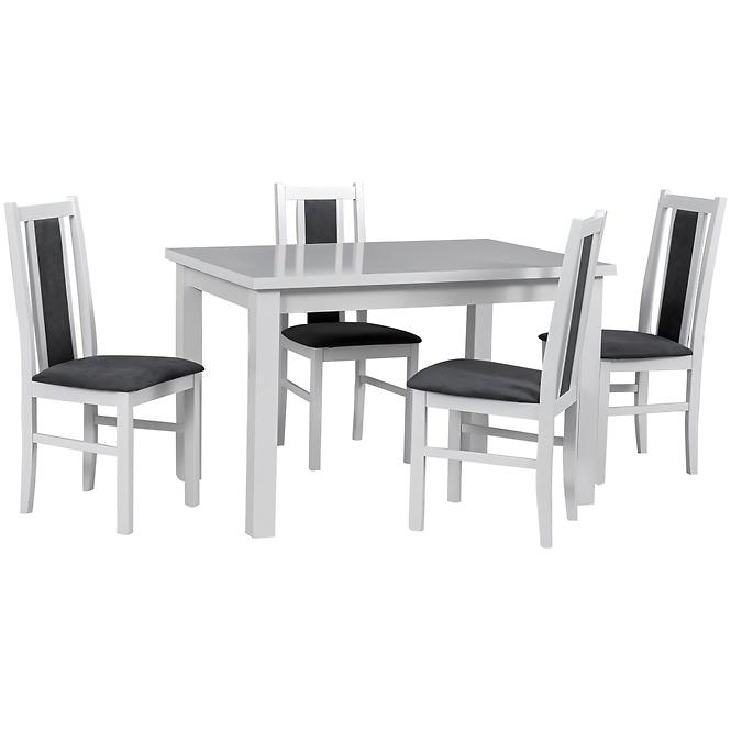Étkező készlet KPL 1+4 BOSS 14 fehér/szürke