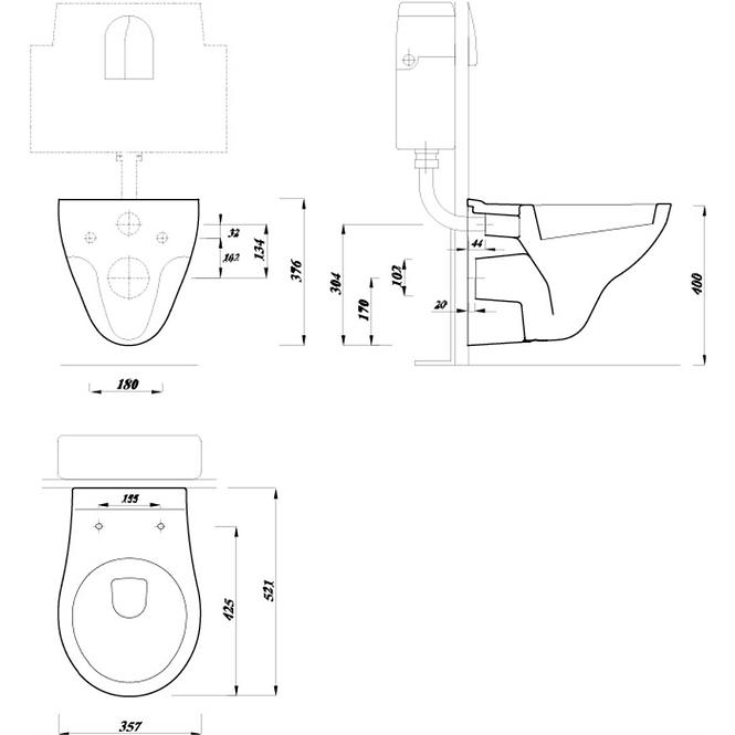 Wc Sydney-Eco  New fali